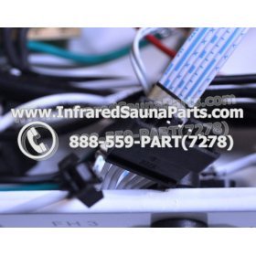 COMPLETE CONTROL POWER BOX WITH CONTROL PANEL - COMPLETE CONTROL POWER BOX HYDRA INFRARED SAUNA STYLE 1 WITH ONE CONTROL PANEL 12