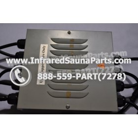 COMPLETE CONTROL POWER BOX 110V / 120V - COMPLETE CONTROL POWER BOX 110V / 120V FED INTERNATIONAL INFRARED SAUNA WITH 8 HEATER PLUGS v1 7