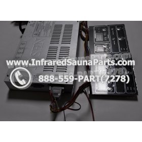COMPLETE CONTROL POWER BOX WITH CONTROL PANEL - COMPLETE CONTROL POWER BOX WATERSTAR INFRARED SAUNA STYLE 3 WITH TWO CONTROL PANELS 2