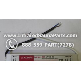 ADAPTERS / TRANSFORMERS - ADAPTERS TRANSFORMERS 110V /120V WEHO LPV-20-12 WATERPROOF 2