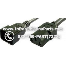 PLUG IN WIRES - PLUG IN WIRE 3ft IEC C20 to C13 143 SJT 15AMP 1