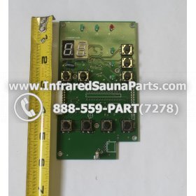 CIRCUIT BOARDS / TOUCH PADS - CIRCUIT BOARD TOUCHPAD 2P0050FDA0 FOR INFINITY INFRARED SAUNA SECONDARY 8