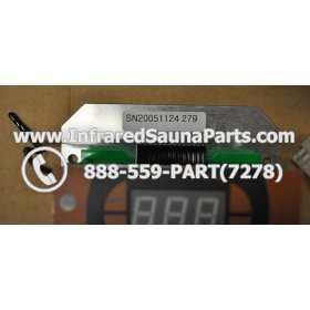 CIRCUIT BOARDS WITH  FACE PLATES - CIRCUIT BOARD WITH FACE PLATE CEDRUS SN 20051124279 AND REMOTE CONTROL 10