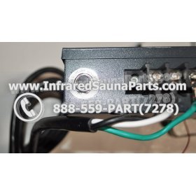 COMPLETE CONTROL POWER BOX 220V / 240V - COMPLETE CONTROL POWER BOX 220V / 240V WITH 7 CIRCUIT BOARD PINS  6 FEMALE PLUGS SAUNAGEN INFRARED SAUNA 22
