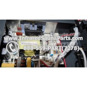 COMPLETE CONTROL POWER BOX 220V / 240V - COMPLETE CONTROL POWER BOX 220V / 240V WITH 7 CIRCUIT BOARD PINS  6 FEMALE PLUGS SAUNAGEN INFRARED SAUNA 28