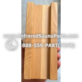 WOOD HANDLES + TOWEL HANDLES - HEMLOCK WOOD DOOR HANDLE STYLE 7 3