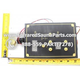 CIRCUIT BOARDS WITH  FACE PLATES - CIRCUIT BOARDS WITH FACE PLATES - DELUXE SAUNA (6 BUTTONS) 2