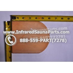 WOOD SHELVES + CUP HOLDERS - HEMLOCK WOOD CUP HOLDER STYLE 11 2