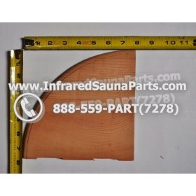 WOOD SHELVES + CUP HOLDERS - HEMLOCK WOOD CUP HOLDER STYLE 5 6