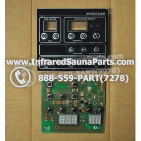 CIRCUIT BOARDS WITH  FACE PLATES - CIRCUIT BOARD WITH FACE PLATE SRZHX001 - (10 BUTTONS) WASAUNA 1