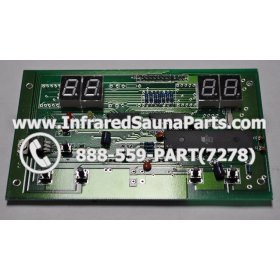 CIRCUIT BOARDS WITH  FACE PLATES - CIRCUIT BOARD WITH FACEPLATE LUX INFRARED SAUNA LYQPCB 3