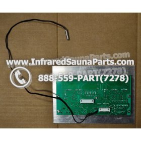 CIRCUIT BOARDS WITH  FACE PLATES - CIRCUIT BOARD WITH FACE PLATE SAUNAS TODAY INFRARED SAUNA X106153 AND THERMO WIRE 4