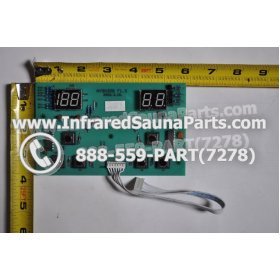 CIRCUIT BOARDS WITH  FACE PLATES - CIRCUIT BOARD WITH FACEPLATE HOTWIND INFRARED SAUNA NYSN3DB F1.3 WITH WIRE 5