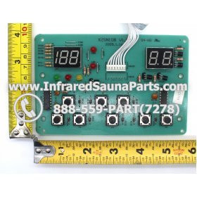 CIRCUIT BOARDS / TOUCH PADS - CIRCUIT BOARD  TOUCHPAD  HOTWIND INFRARED SAUNA XZSN1DB V1.5 4