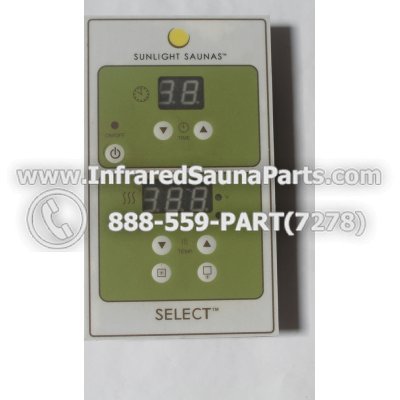 CIRCUIT BOARDS WITH  FACE PLATES - CIRCUIT BOARD WITH FACE PLATE SUNLIGHT SAUNAS SELECT SECONDARY 1
