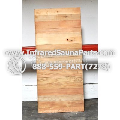 WOOD BENCHS + HEATERS - HEMLOCK WOOD BENCH ( 44.7" x 19.7" ) 1