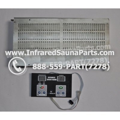COMPLETE CONTROL POWER BOX WITH CONTROL PANEL - COMPLETE CONTROL POWER BOX GAIA INFRARED SAUNA STYLE 2 WITH ONE CONTROL PANEL 1