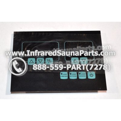 FACE PLATES - FACEPLATE FOR CIRCUIT BOARD SAUNAS TODAY INFRARED SAUNA X106153 1